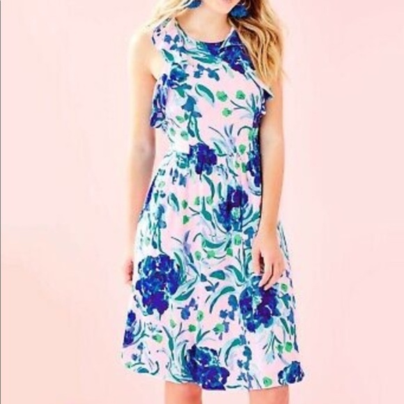 NWT Lilly Pulitzer Rory dress in Pink Tropics 00